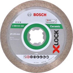 Bosch X-LOCK - Best Serisi Seramik İçin, Elmas Kesme Diski 125 mm - 1