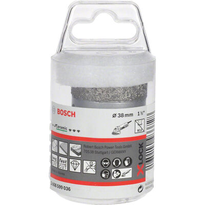 Bosch X-LOCK - Best Serisi, Taşlama İçin Seramik Kuru Elmas Delici 38*35 mm - 2