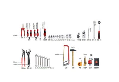 Ceta 80 Parça Universal Alet Seti (Plastik Çanta İçinde) - 2