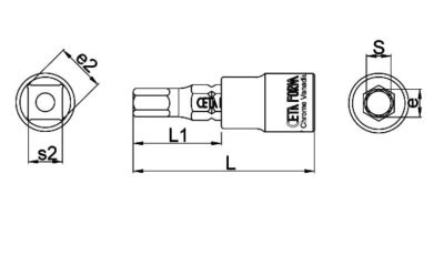 Ceta Form 1/4 Lokmalı Allen Bits Ucu - 2