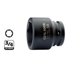 Ceta Form 3/4” 6 Köşe Havalı Lokma Anahtar 50 mm-CETA C72-H50 - 2