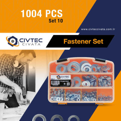 Civtec 1004 Parça 12 Çeşit Din 125 Pul Seti - Takım Çantası TK-10 - 5