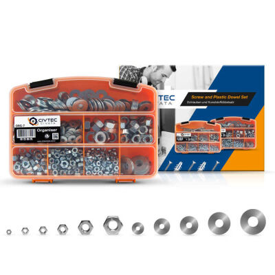 Cetin 911 Part 12 type nuts and Nut Set - Tool Bag-9 - 1