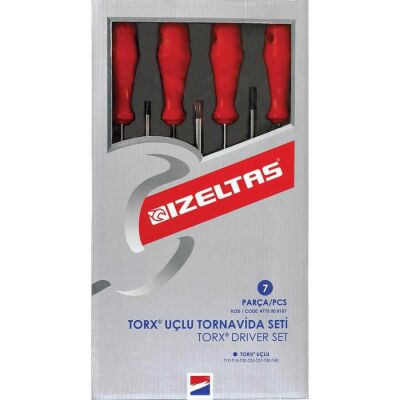 İzeltaş 7 Parça Torx Uçlu Tornavida Takımı - 1