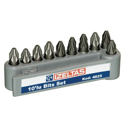 İzeltaş PZ1 25 mm Pozidriv Bits Set - 1