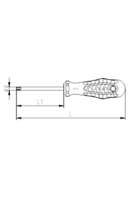 İzeltaş Tr10 Delikli Torx Uçlu Tornavida - 2