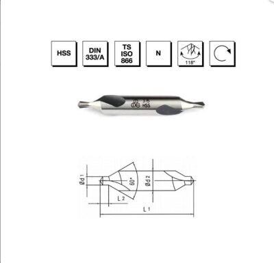 Makina Takım HSS DIN 333/A R Punta Matkabı 1.6 mm-MTE B00010010160 - 1